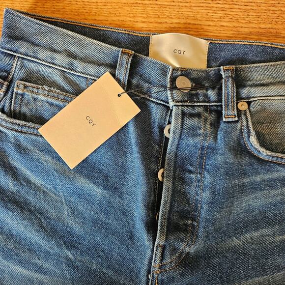 CQY Denim Blue Jeans Size 27 - Picture 3 of 6